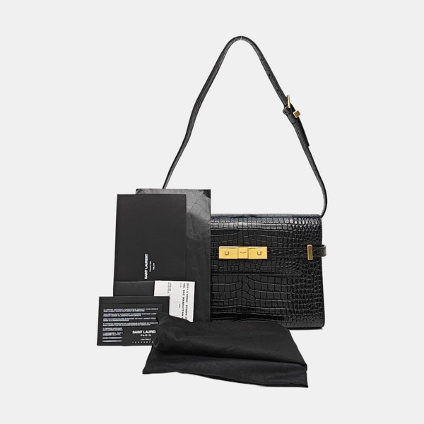 MANHATTAN Small Calfskin Black