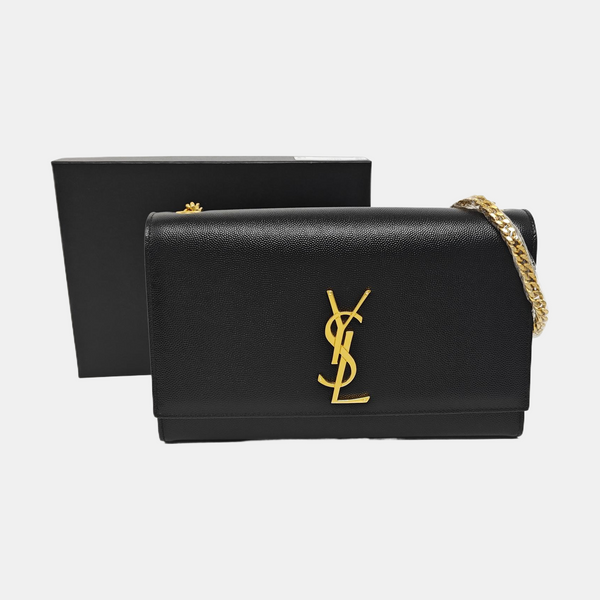 KATE Medium Calfskin Black