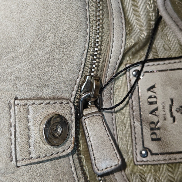 Gaufre Quilted Lambskin Gray