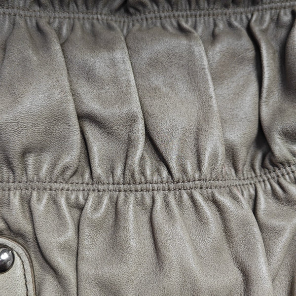 Gaufre Quilted Lambskin Gray
