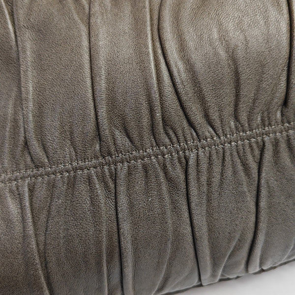 Gaufre Quilted Lambskin Gray