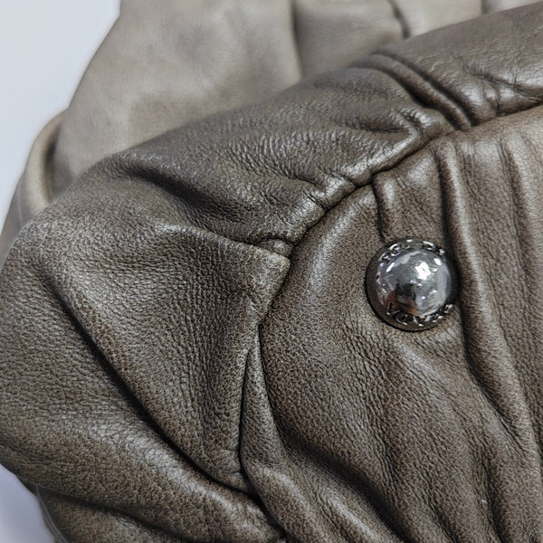 Gaufre Quilted Lambskin Gray