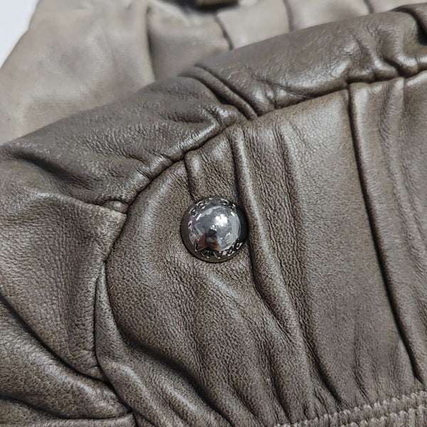Gaufre Quilted Lambskin Gray