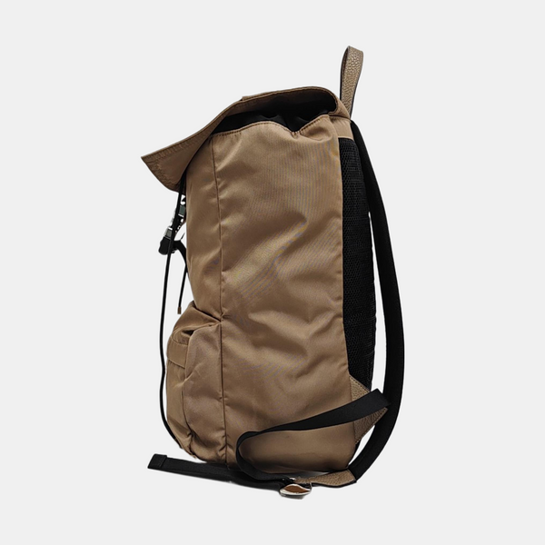 Nylon Backpack Brown