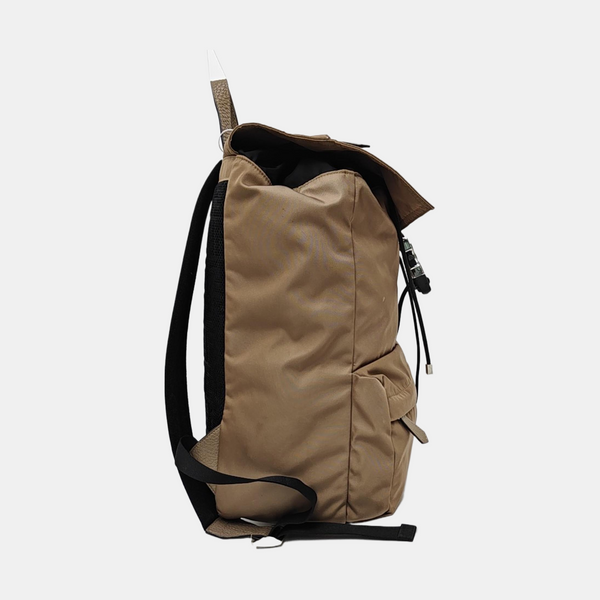 Nylon Backpack Brown