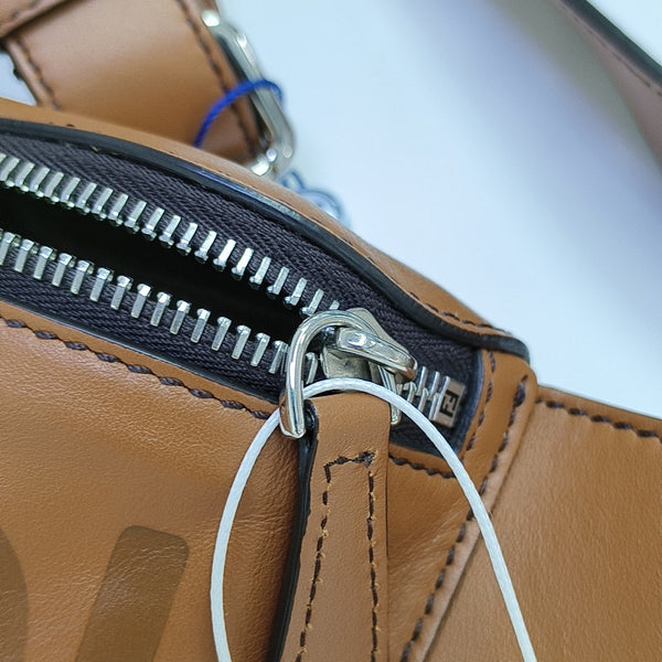 Calfskin Belt Bag Small Brown