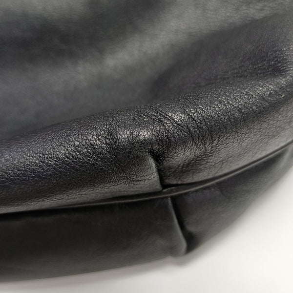 Calfskin Shoulder Bag Black