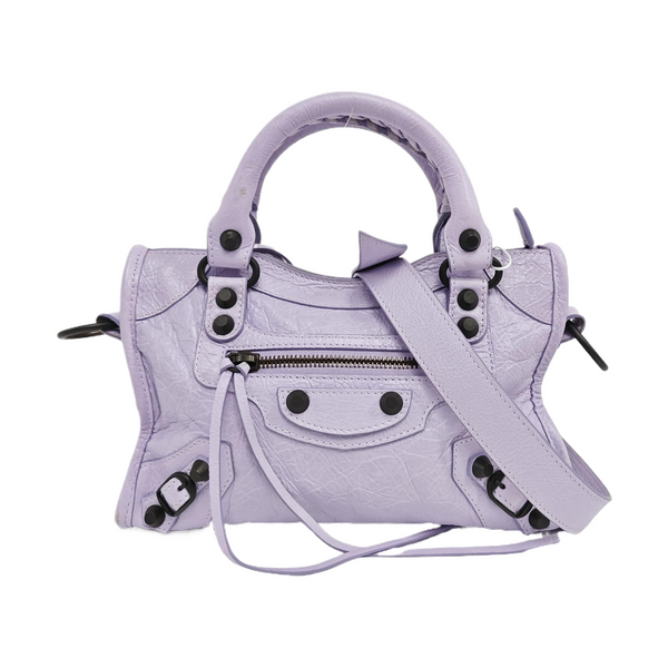 Classic City Mini Lambskin Purple
