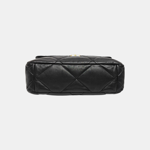 CHANEL 19 Medium Quilted Lambskin Black