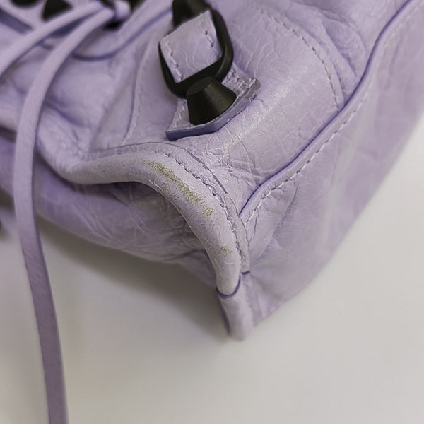 Classic City Mini Lambskin Purple
