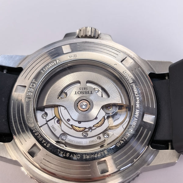 Seastar 43mm Black Automatic Watch