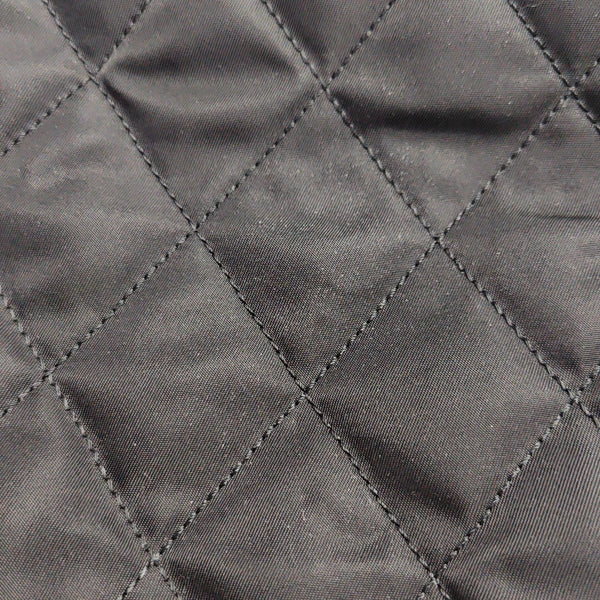 Gaufre Quilted Nylon Black