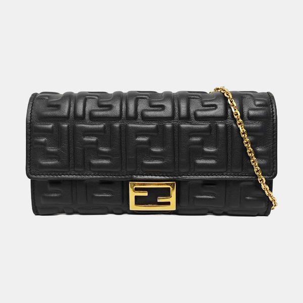 Lambskin Shoulder Bag Black