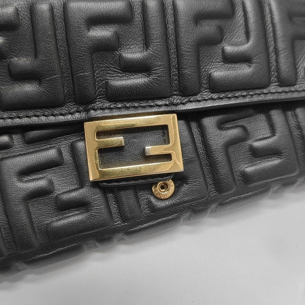 Lambskin Shoulder Bag Black