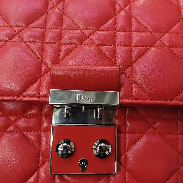 Rendez-Vous Cannage Lambskin Red