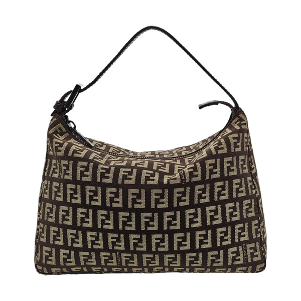 Canvas Top Handle Bag Brown