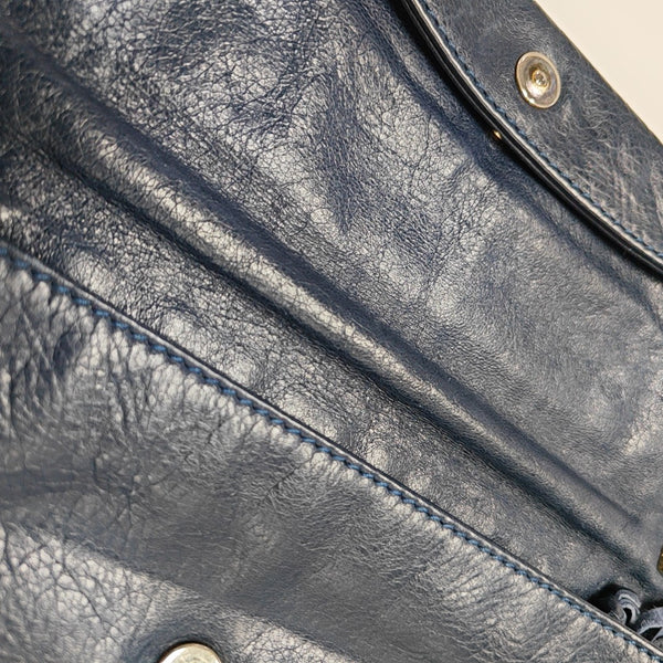 Classic City Small Lambskin Blue
