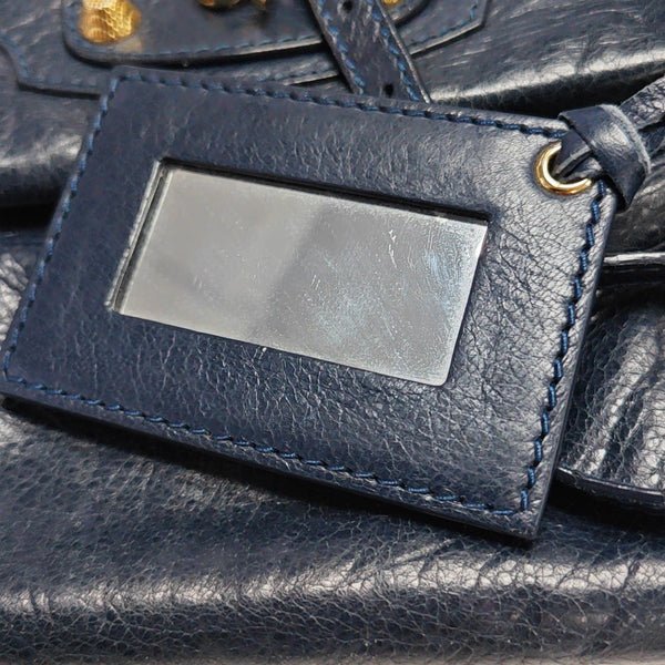 Classic City Small Lambskin Blue