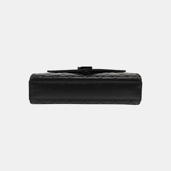 ENVELOPE Small Quilted Calfskin Black