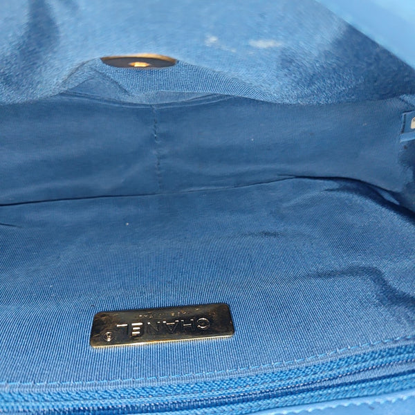 CHANEL 19 Small Quilted Lambskin Blue
