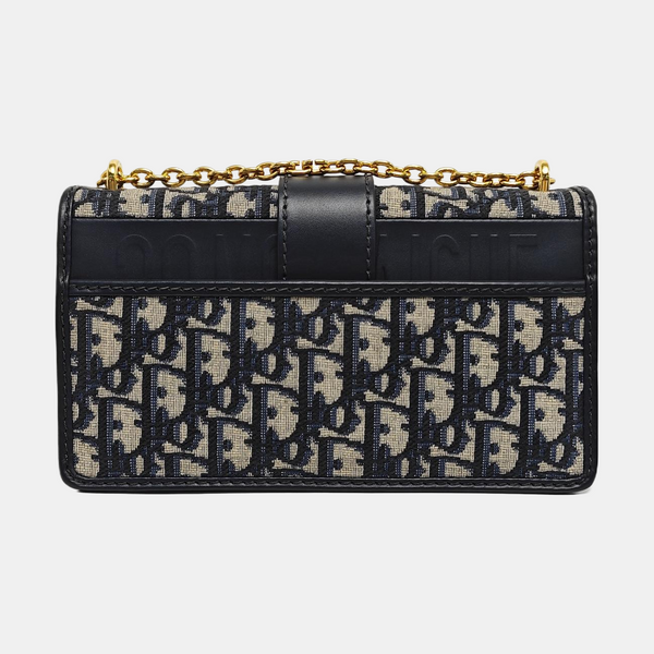 30 Montaigne East-West Oblique Canvas Blue