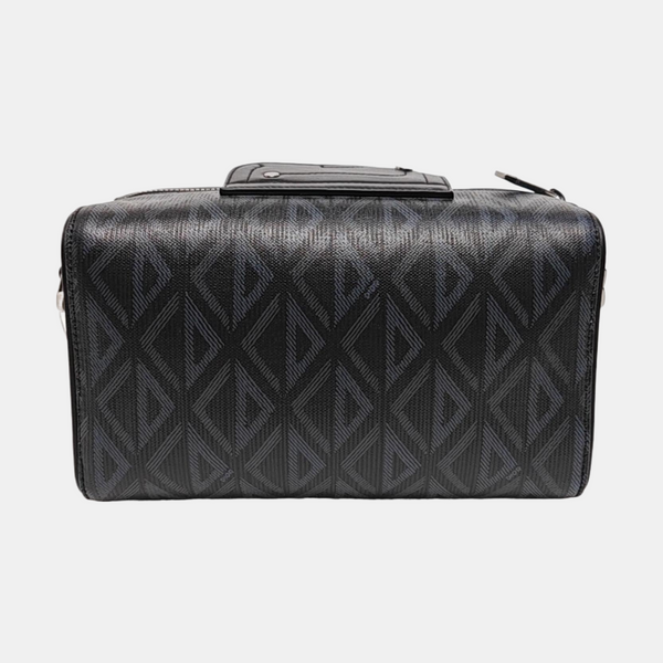 Lingot Oblique Coated Canvas Black