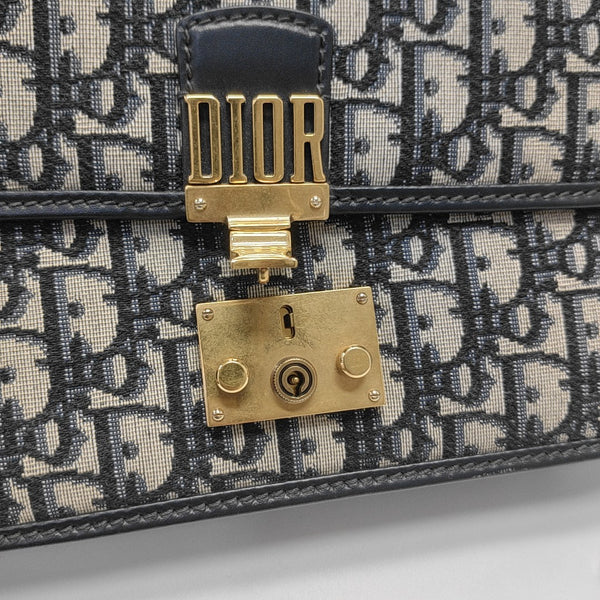 Dioraddict Oblique Canvas Blue