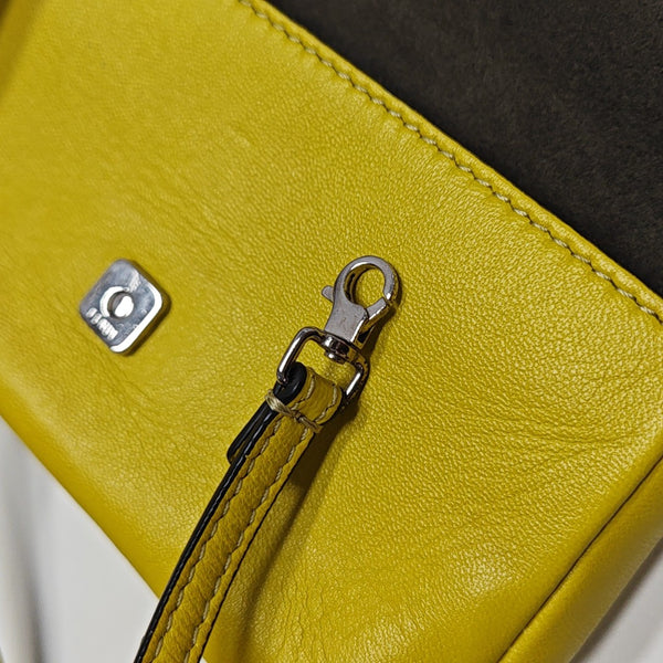 Baguette Micro Calfskin Yellow