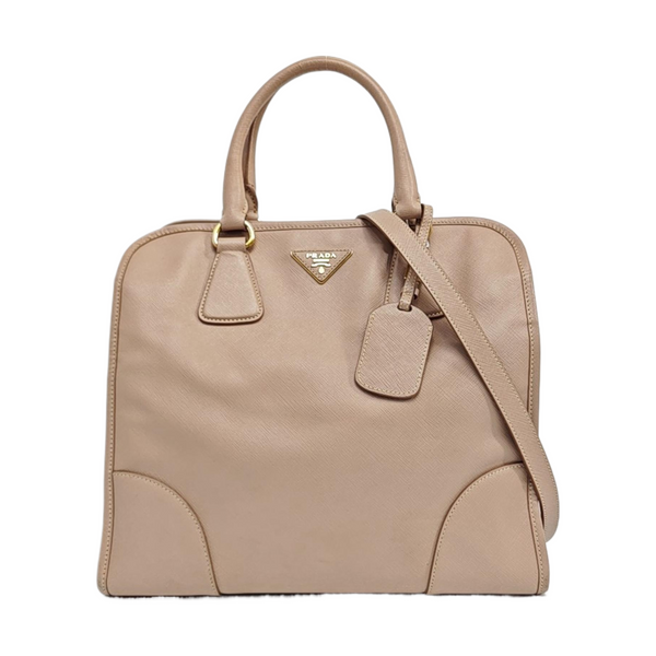 Calfskin Shoulder Bag Brown