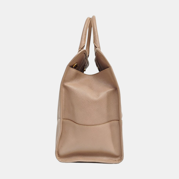 Calfskin Shoulder Bag Brown