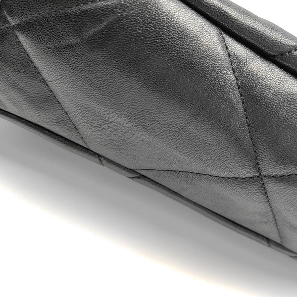 CHANEL 19 Large Quilted Lambskin Black