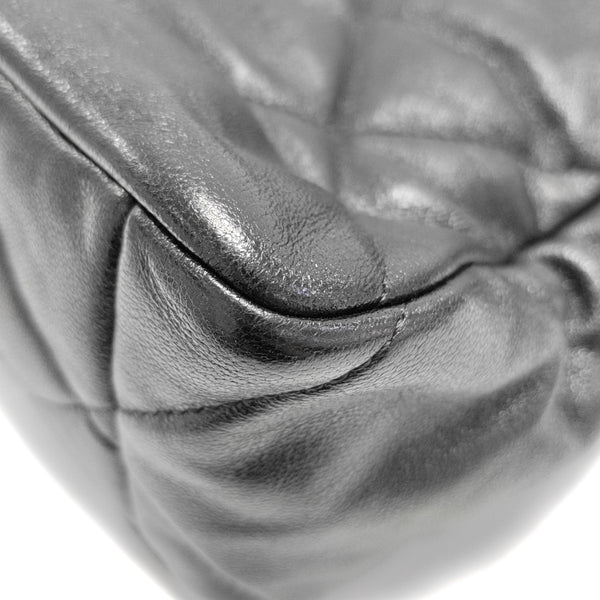 CHANEL 19 Large Quilted Lambskin Black