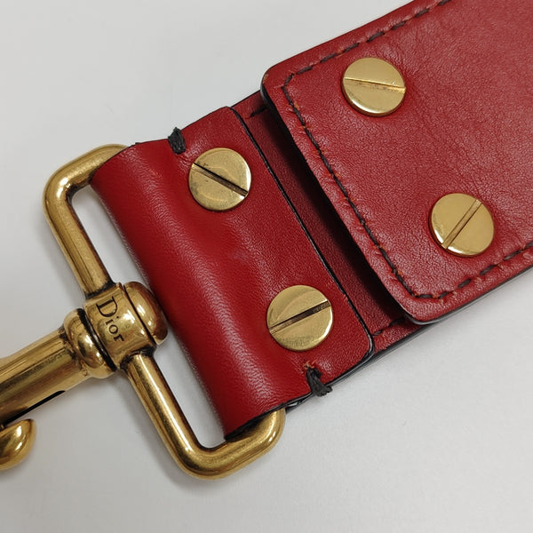 J'adior Small Calfskin Red