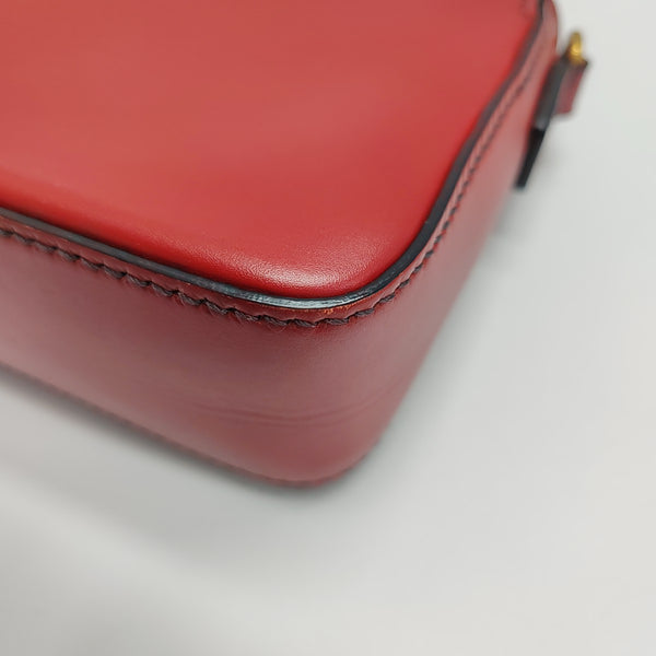 J'adior Small Calfskin Red