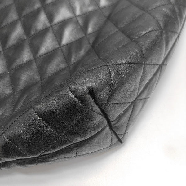 ICARE Extra Large Quilted Lambskin Black