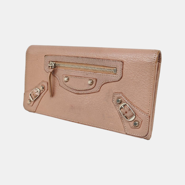 Classic City Lambskin Pink Wallet