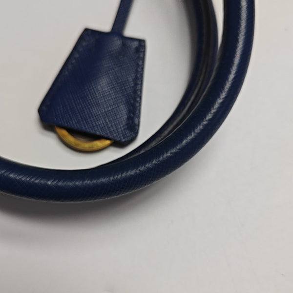 Galleria Large Saffiano Calfskin Blue