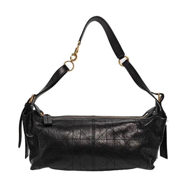 D-Journey Medium Cannage Calfskin Black