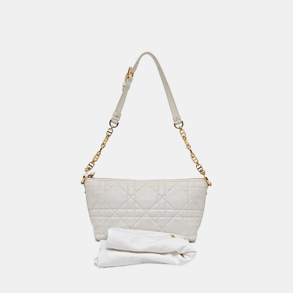Diortravel Nomad Cannage Calfskin White