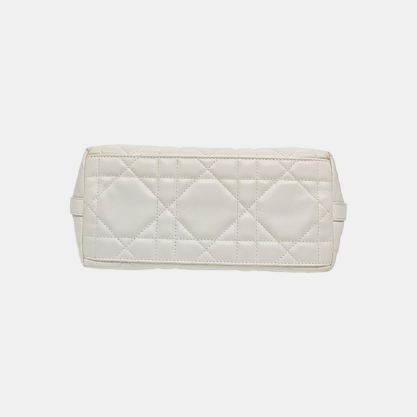 Diortravel Nomad Cannage Calfskin White