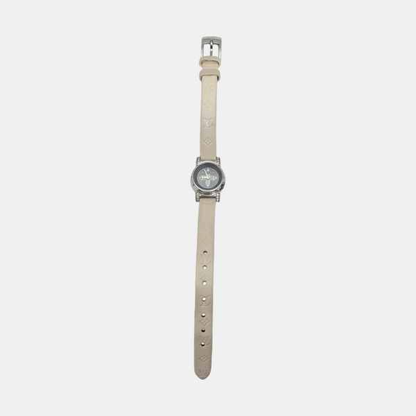 Tambour Glamour 18mm Gray Quartz Watch