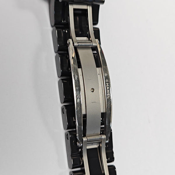 J12 38mm Black Automatic Watch