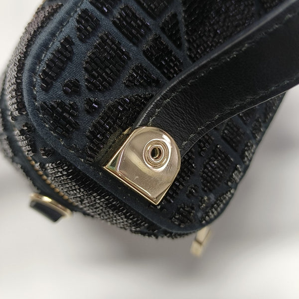 Vanity Lady Dior Super Mini Fabric Black