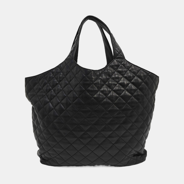 ICARE Extra Large Quilted Lambskin Black
