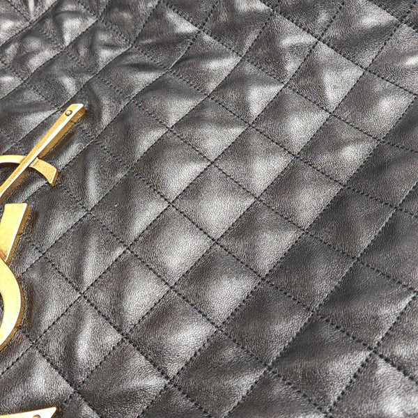 ICARE Extra Large Quilted Lambskin Black