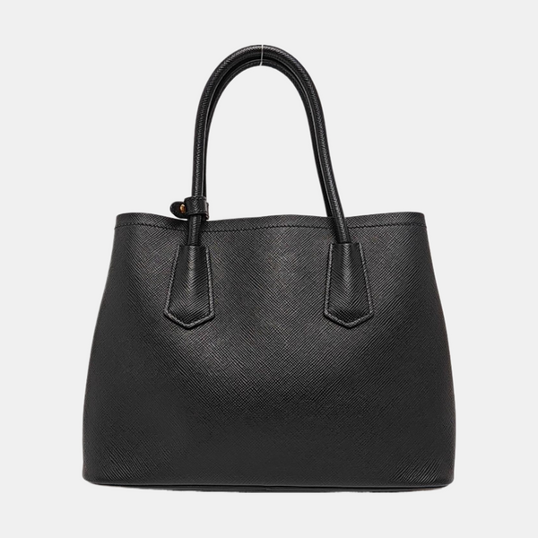 Double Saffiano Calfskin Black