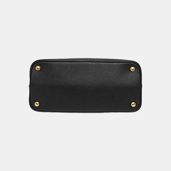 Double Saffiano Calfskin Black