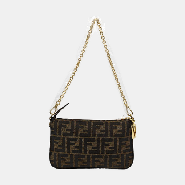 Canvas Shoulder Bag Brown