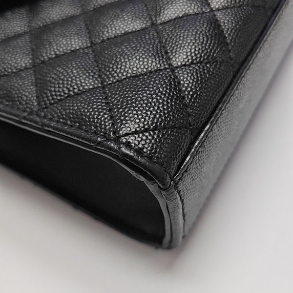 ENVELOPE Medium Quilted Calfskin Black