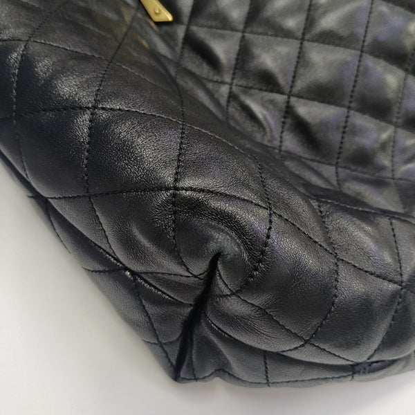 ICARE Extra Large Quilted Lambskin Black